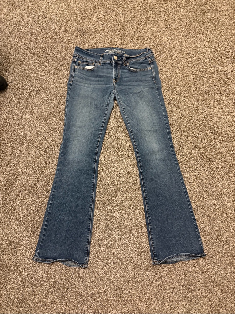 American Eagle Outfitters Mid Blue Flare Jeans
